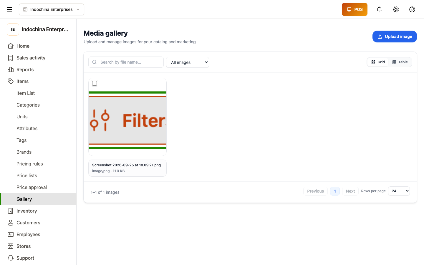 Gallery page