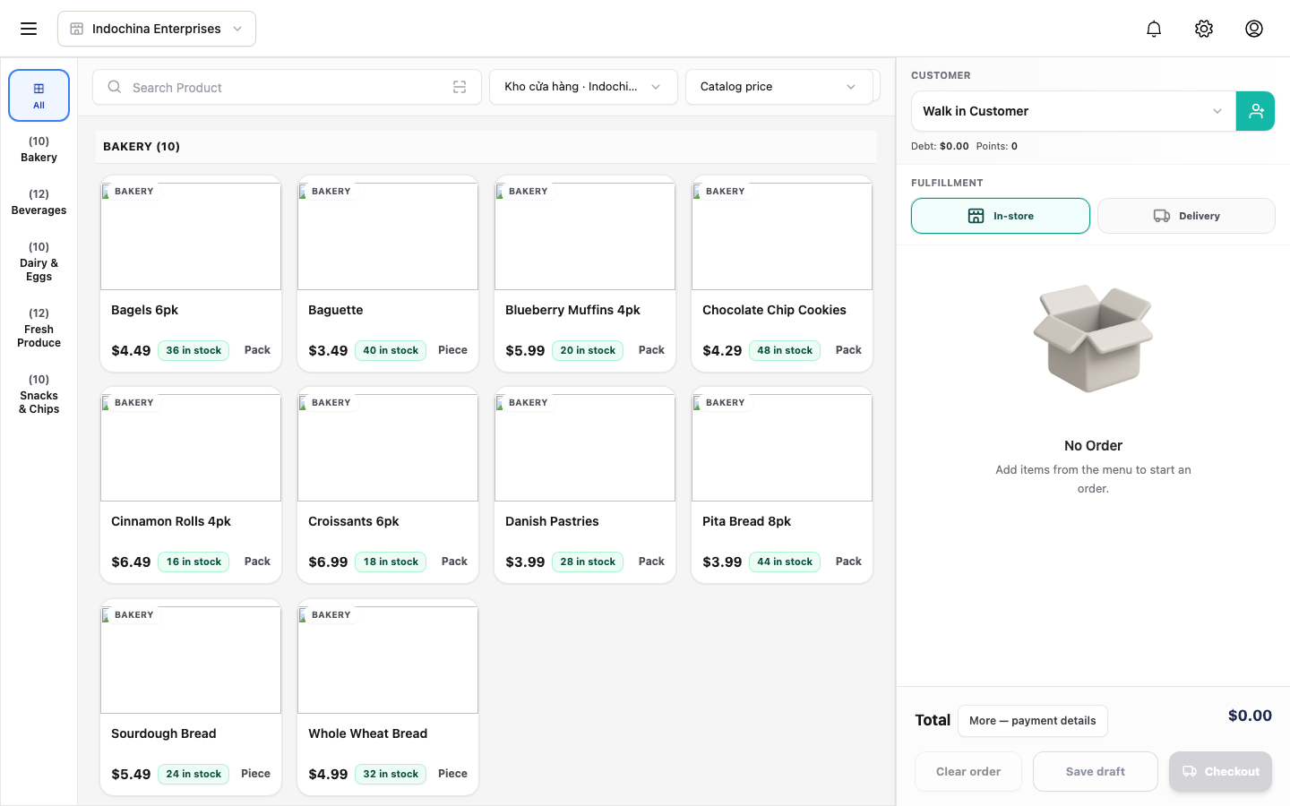 Create wholesale form