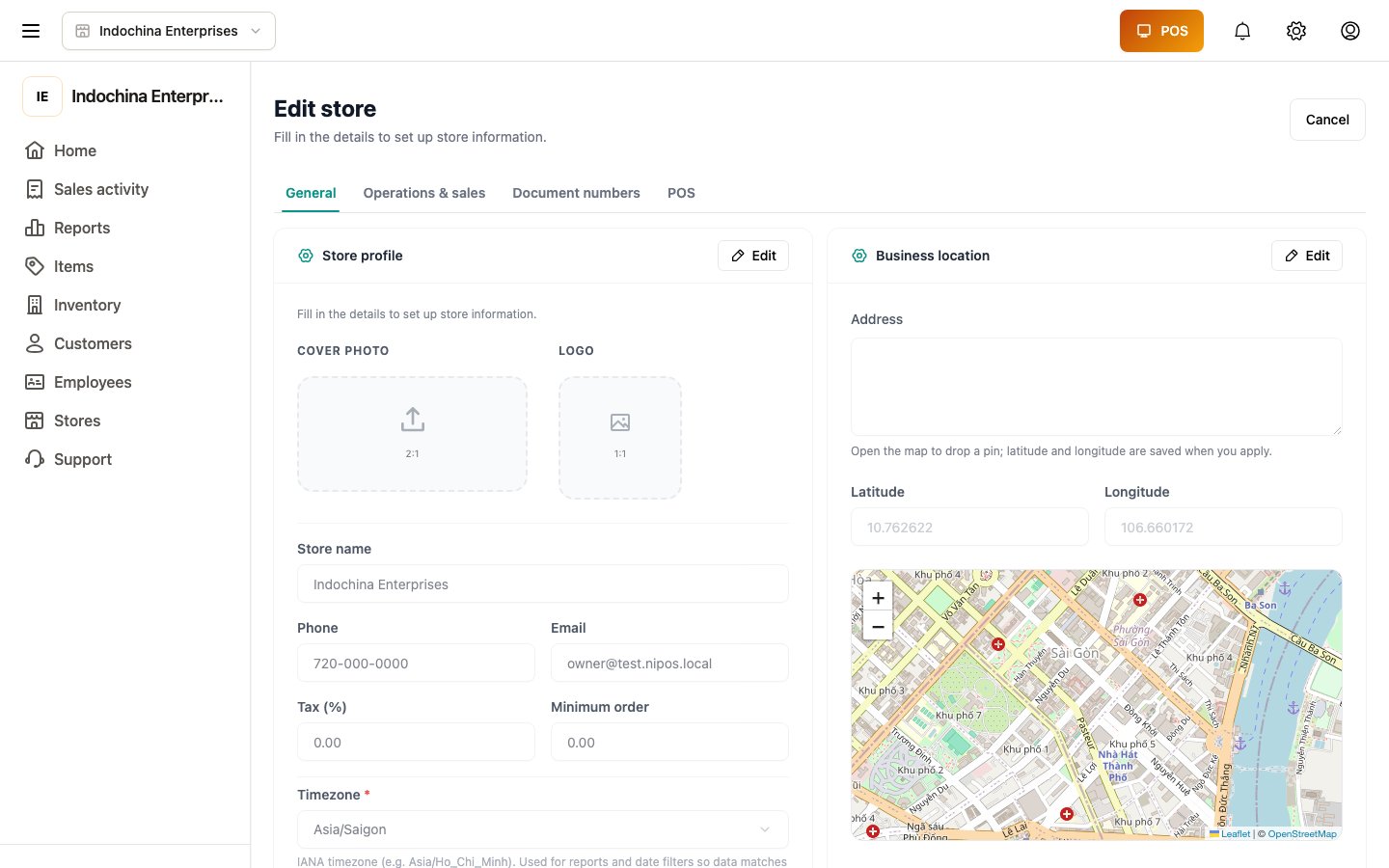 Settings hub
